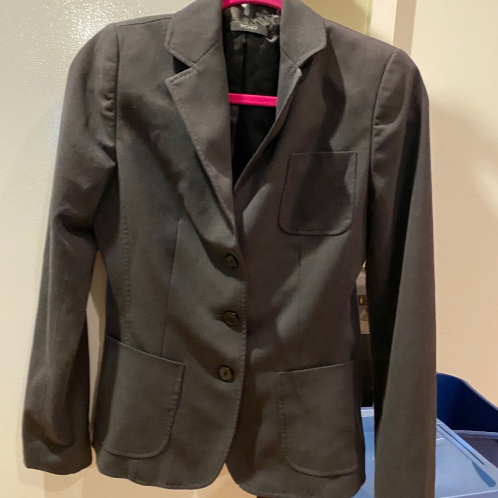 Like-New Gray Tahari Suit
